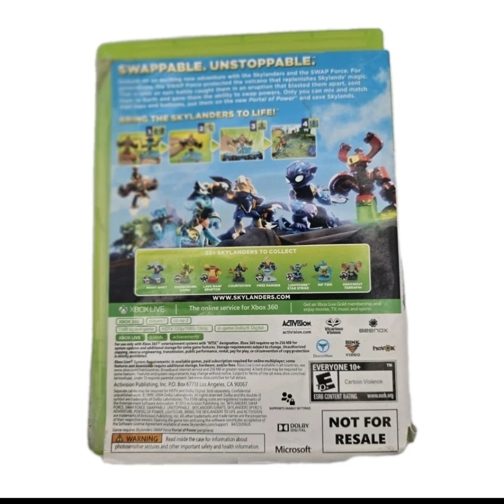 XBOX 360 Skylanders Swap Force (Game Only) Video Game